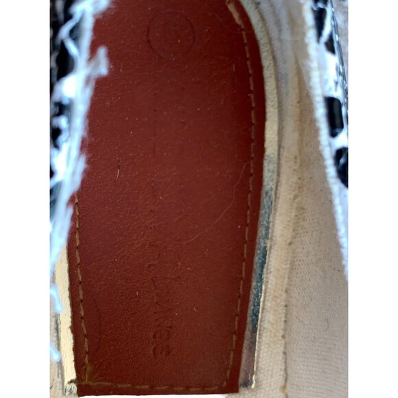 🍒 2/$20 🍒 Snakeskin Pattern with Straw Toes Fashion Sneakers sz 6 - Picture 6 of 6